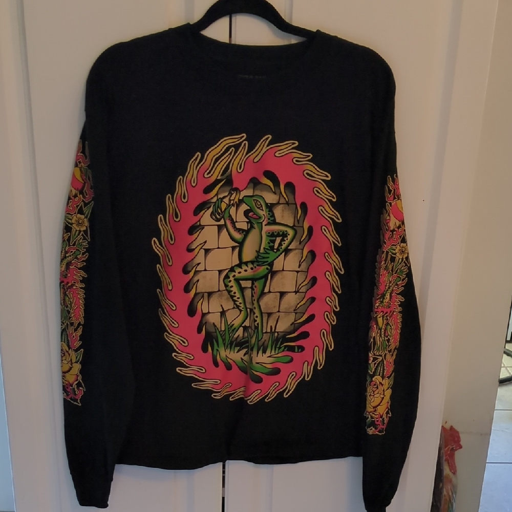 Take To The Grave Frog Men's Long Sleeve Tee